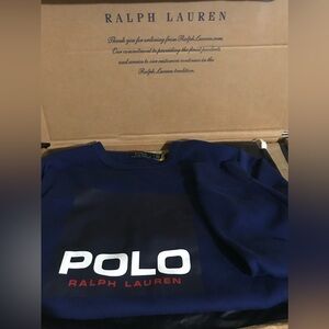 Polo Ralph Lauren Blue Sweatshirt Size Small